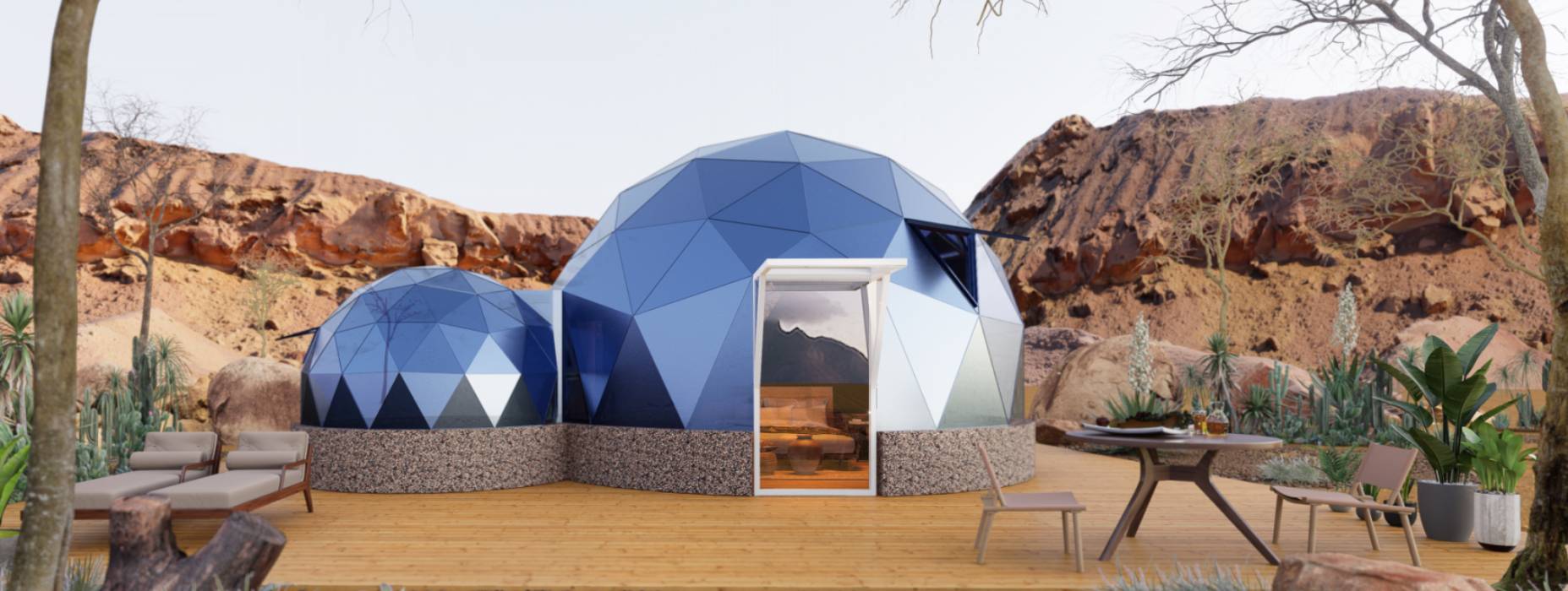 辛集市球形智能光伏玻璃星空房